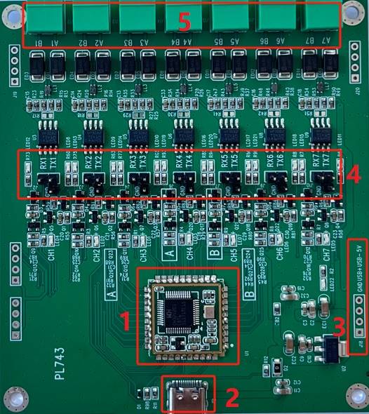 USB转多路RS485应用-组态软件调试