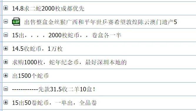 龙币已经远超蛇币了