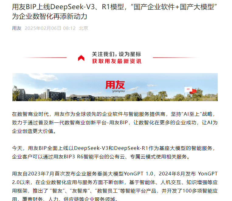 DeepSeek是国产软件企业发展的叠加机会吗？